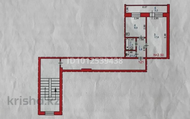 1-комнатная квартира · 37.3 м² · 2/5 этаж, Ледовского 41 — БСМП , Бассейн за 14.5 млн ₸ в Павлодаре — фото 2