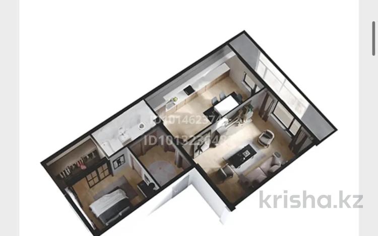 2-комнатная квартира · 65 м² · 3/9 этаж, Толеметова 20/3 за 29 млн ₸ в Шымкенте, Абайский р-н — фото 2
