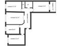 4-бөлмелі пәтер · 80.4 м² · 4/6 қабат, Коктем, бағасы: 25.5 млн ₸ в Кокшетау — фото 5