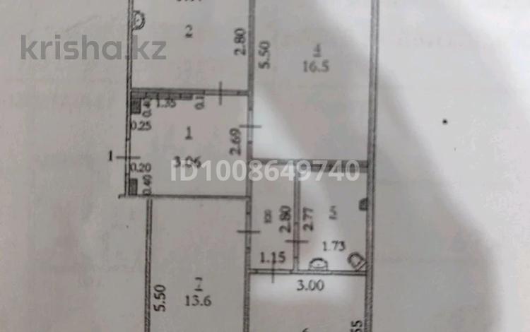 3-комнатная квартира · 67.4 м² · 1/5 этаж, мкр 8 198 — улица Рыскулова за 17.5 млн 〒 в Актобе — фото 8