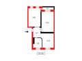 2-бөлмелі пәтер · 54.3 м² · 2/4 қабат, Жаңа қала ш/а., Чкалова 5, бағасы: 35 млн ₸ в Караганде, Казыбек би р-н — фото 21