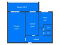 2-бөлмелі пәтер · 45 м² · 1/5 қабат, Карбышева 21, бағасы: ~ 18 млн ₸ в Костанае — фото 2