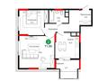 2-бөлмелі пәтер · 71 м², Сыганак 26/2, бағасы: ~ 41.5 млн ₸ в Астане, Нура р-н — фото 3