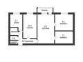 4-комнатная квартира · 60.7 м² · 5/5 этаж, Кобыланды Батыра 40 за 22 млн ₸ в Костанае — фото 13
