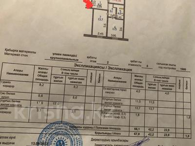 3-комнатная квартира, 68 м², 2/5 этаж, Хименко за 24.4 млн 〒 в Петропавловске