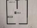 1-комнатная квартира · 43.4 м² · 5/9 этаж, мкр Шугыла, Шұғыла ш/а.Жк Алтын дала 11 за ~ 26.8 млн ₸ в Алматы, Наурызбайский р-н — фото 3
