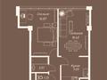 2-комнатная квартира · 56.8 м² · 3/6 этаж, Илтипат 49 за 43 млн ₸ в Алматы, Наурызбайский р-н — фото 2