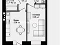 1-бөлмелі пәтер · 39.7 м² · 7/12 қабат, Бейбарыс Султан 25 — Горячка (Таких цен нету нигде), бағасы: 12.9 млн ₸ в Астане, Сарыарка р-н — фото 2