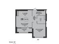 2-бөлмелі пәтер · 59.74 м² · 3/9 қабат, Проспект Аль-Фараби и улица Маркова, бағасы: ~ 89 млн ₸ в Алматы, Бостандыкский р-н — фото 2