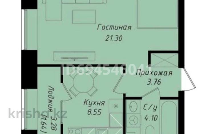 1-комнатная квартира, 39.4 м², 7/12 этаж, Бухар жырау, 29​ — Парк призидента треумфальная арка