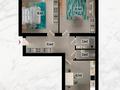 2-комнатная квартира, 76.3 м², 4/7 этаж, 40-й мкр, 41-й мкр за ~ 12.2 млн 〒 в Актау, 40-й мкр — фото 8