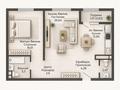 2-бөлмелі пәтер · 77.7 м² · 7/12 қабат, Нұрсәт ш/а 4, бағасы: 42.5 млн ₸ в Шымкенте, Каратауский р-н — фото 2