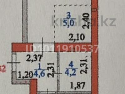 2-комнатная квартира · 45 м² · 7/12 этаж, Чингиза Айтматова за 28 млн ₸ в Астане, Сарыарка р-н