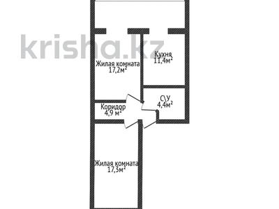 2-бөлмелі пәтер · 55.5 м² · 4/5 қабат, 11-ш/а. 14, бағасы: ~ 13.5 млн ₸ в Актау, 11-й мкр