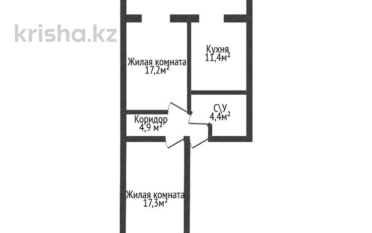 2-бөлмелі пәтер · 55.5 м² · 4/5 қабат, 11-ш/а. 14, бағасы: ~ 13.5 млн ₸ в Актау, 11-й мкр — фото 12