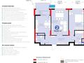 2-бөлмелі пәтер · 79 м² · 18/21 қабат, Динмухамед Конаев 3, бағасы: 77 млн ₸ в Астане, Есильский р-н — фото 2