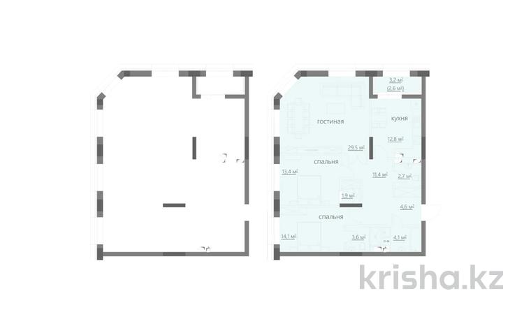 3-комнатная квартира · 105.6 м², мкр Михайловка , ​Улица Аманжолова 47/1 за ~ 59.1 млн ₸ в Караганде, Казыбек би р-н — фото 2