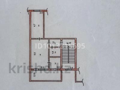 2-бөлмелі пәтер · 52 м² · 4/4 қабат, Бауржан Момышулы 13 — Пересечение улиц Б.Момышулы и Республика, бағасы: 16 млн ₸ в Шымкенте, Туран р-н