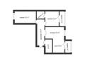 3-комнатная квартира · 86 м² · 5/9 этаж, абылайхана 1/3 за 42.5 млн ₸ в Кокшетау — фото 12