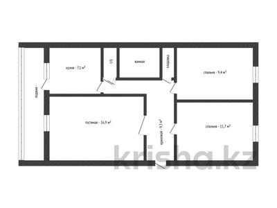 3-комнатная квартира · 63 м² · 2/5 этаж, Уалиханова 212 за 21.5 млн ₸ в Кокшетау