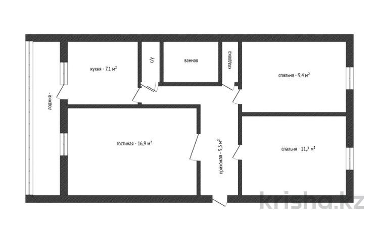3-комнатная квартира · 63 м² · 2/5 этаж, Уалиханова 212 за 21.5 млн ₸ в Кокшетау — фото 9