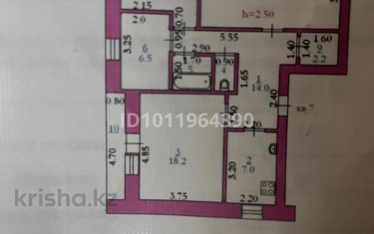 4-комнатная квартира · 80 м² · 5/5 этаж, Братья Жубановых 12 — Над рестораном Казына за 13.5 млн ₸ в Хромтау — фото 2