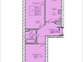 2-комнатная квартира · 53.83 м² · 3/5 этаж, назарбаева 232а за ~ 20.4 млн ₸ в Петропавловске — фото 2