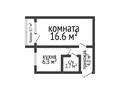 1-бөлмелі пәтер · 30.3 м² · 5/5 қабат, Мирошниченко, бағасы: 13.9 млн ₸ в Костанае — фото 19