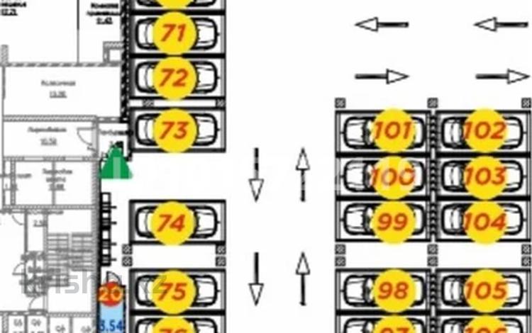 Паркинг · 16 м² · Бухар Жырау 33/1, бағасы: ~ 3.7 млн ₸ в Астане, Есильский р-н — фото 2