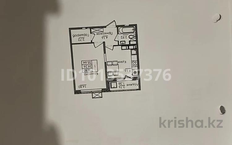 1-комнатная квартира · 36 м² · 8/15 этаж, Е117 45 за 25 млн ₸ в Астане, Есильский р-н — фото 2