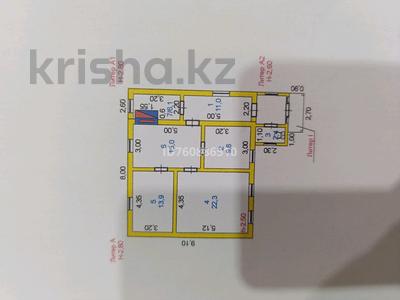 Отдельный дом · 4 комнаты · 80.3 м² · 7 сот., Путейская — Сейчас ул. Батыс район "Нефтебазы" за 19 млн 〒 в Щучинске