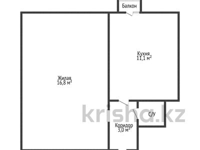 1-бөлмелі пәтер · 29.3 м² · 5/5 қабат, Лермонтова 13, бағасы: 9 млн 〒 в Костанайской обл.