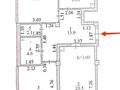 4-бөлмелі пәтер · 90.5 м² · 2/16 қабат, Кайым Мухамедханов 23а, бағасы: 42 млн ₸ в Астане, Нура р-н