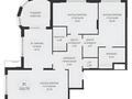 3-комнатная квартира · 126.6 м² · 4/12 этаж, А 32 2Б — БЕЗ КОМИССИИ за ~ 118.6 млн ₸ в Астане, Сарайшык р-н