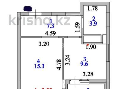 1-комнатная квартира, 38 м², 3/9 этаж, Жумекен Нажимеденов уч. 54 за 15.2 млн 〒 в Астане, Алматы р-н