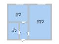 1-бөлмелі пәтер · 37 м² · 1/3 қабат, Б. Майлина 12, бағасы: 14.4 млн ₸ в Костанае — фото 2