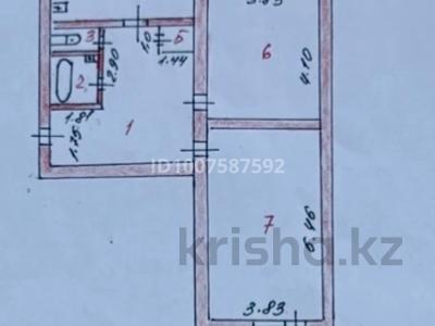 2-комнатная квартира · 73.1 м² · 5/5 этаж, Абылай хана 55 — ул. Г. Мустафин (остановка) за 33.5 млн ₸ в Астане, Алматы р-н