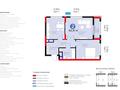 2-бөлмелі пәтер · 62.3 м² · 11/13 қабат, Турар Рыскулов 18/1 — Хусаин бен талал/касым кайсенов, бағасы: 45 млн ₸ в Астане, Есильский р-н — фото 2