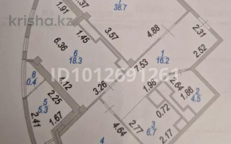 3-комнатная квартира · 113 м² · 19/20 этаж, Шамши Калдаяков 1 за 45 млн ₸ в Астане, Сарайшык р-н — фото 2
