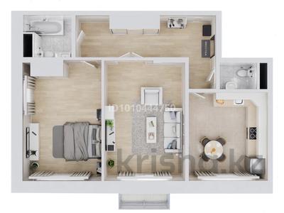 2-комнатная квартира · 74.1 м², Горный гигант 192 за 65.2 млн 〒 в Алматы, Бостандыкский р-н