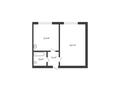 1-комнатная квартира · 34.8 м² · 3/9 этаж, Катаева 36.1 за 14.2 млн ₸ в Павлодаре — фото 11