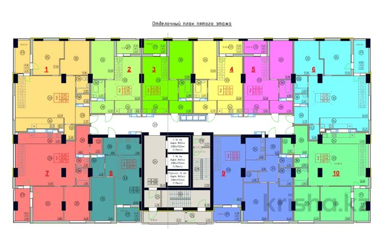2-комнатная квартира, 105.79 м², 10/16 этаж, Темирбаева за ~ 23.3 млн 〒 в Костанае — фото 2