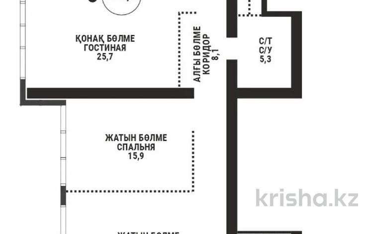 3-бөлмелі пәтер · 115 м² · 23/33 қабат, Аль-фараби 11, бағасы: 111 млн ₸ в Алматы, Бостандыкский р-н — фото 2
