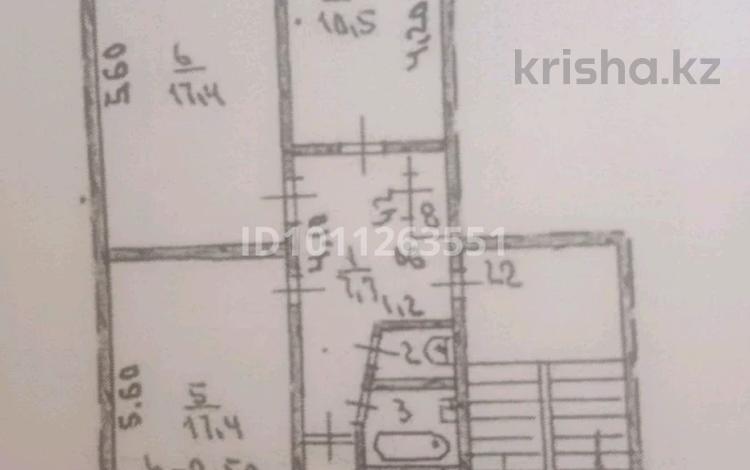 3-бөлмелі пәтер · 62.7 м² · 3/5 қабат, Нурмагомбетова 10, бағасы: 17.3 млн ₸ в Павлодаре — фото 2
