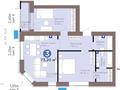 3-комнатная квартира · 73.2 м² · 3/12 этаж, Е-899 5/1 — GreenLine за 67 млн ₸ в Астане, Нура р-н — фото 3