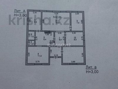 Отдельный дом • 4 комнаты • 90 м² • 11 сот., Наурызбай батыра — . за 10 млн 〒 в Шарбакты