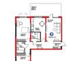 3-бөлмелі пәтер · 99.4 м² · 2/6 қабат, Тараз 8/1 — Мкр Кайрат 135/20, бағасы: 100 млн ₸ в Алматы, Турксибский р-н — фото 33