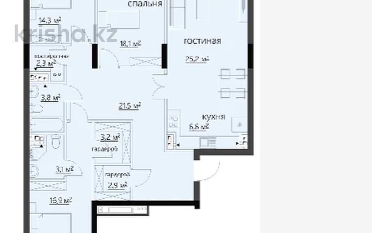4-бөлмелі пәтер · 127.2 м² · 6/8 қабат, ​Проспект Нурсултана Назарбаева 4Б, бағасы: ~ 84 млн ₸ в Караганде — фото 20