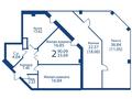 3-комнатная квартира · 90.09 м², ​Микрорайон Оазис, участок 44 за ~ 28.1 млн ₸ в Караганде — фото 3
