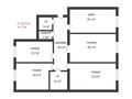 4-бөлмелі пәтер · 135 м² · 5/5 қабат, Микрорайон Алтын Орда 357, бағасы: 52 млн ₸ в Актобе